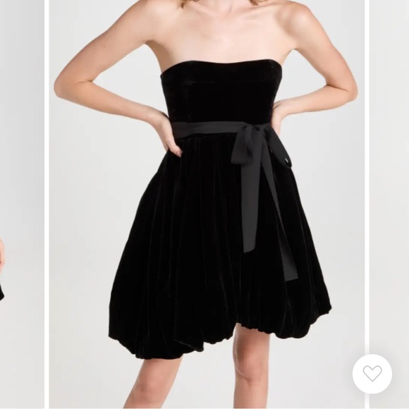 Cara Cara Veronica velvet dress in Black - Picture 3 of 9